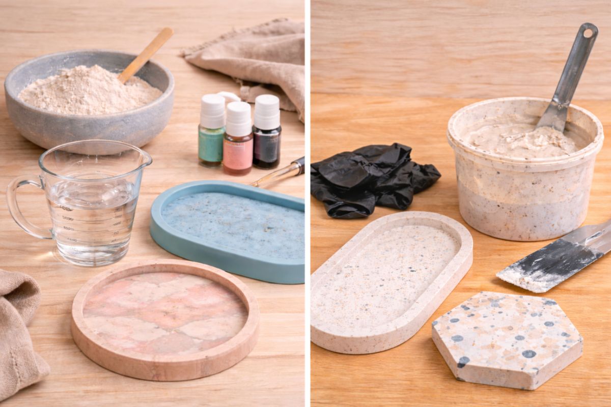 Aqua Resin vs Jesmonite: differenze reali, non solo teoriche - Aqua Resin