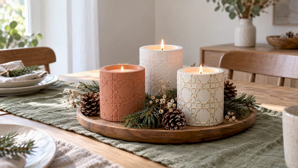 Centrotavola natalizio fai da te: 5 idee in gesso con stampi in silicone - Aqua Resin
