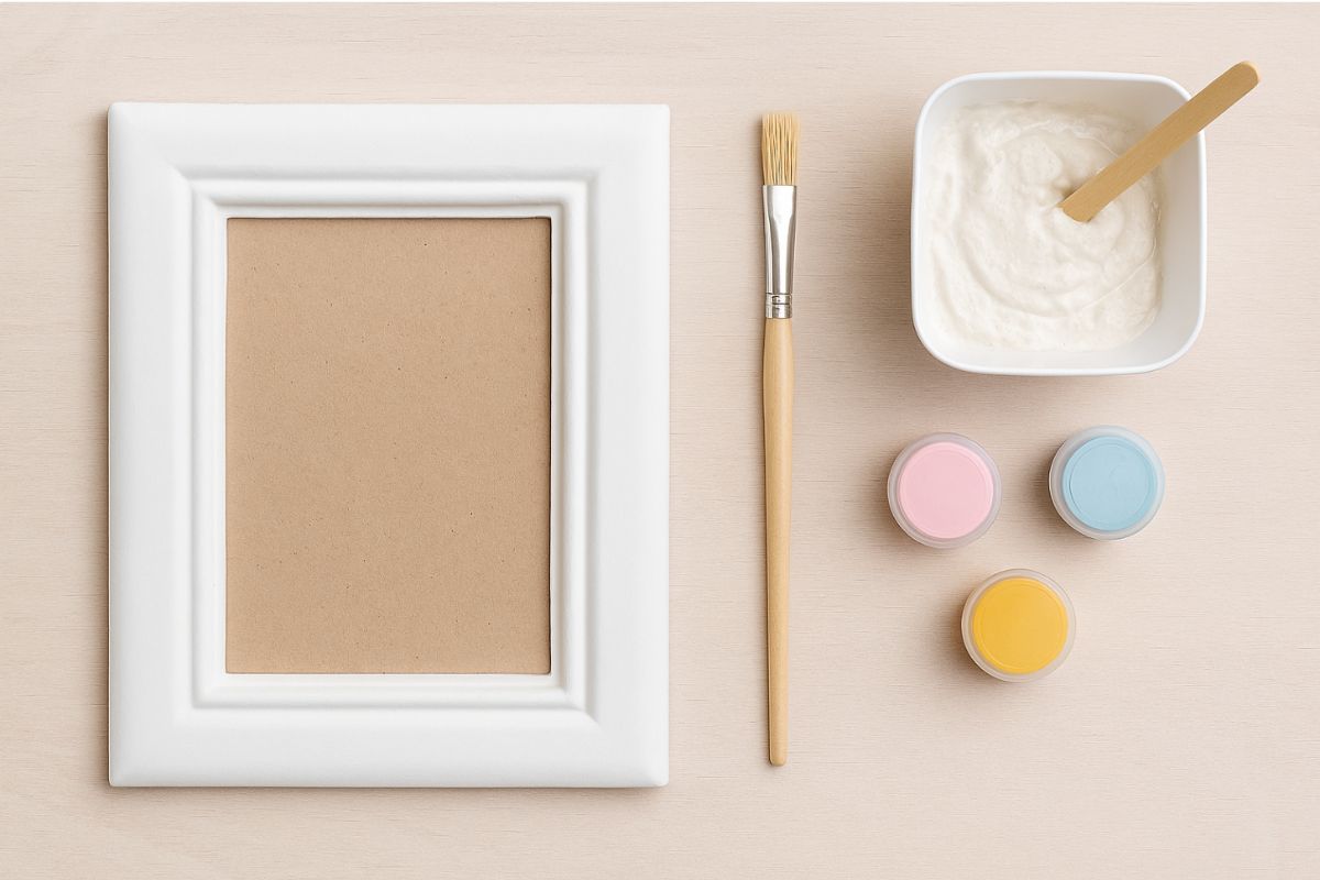 Tutorial passo passo: realizzare una cornice portafoto handmade in gesso