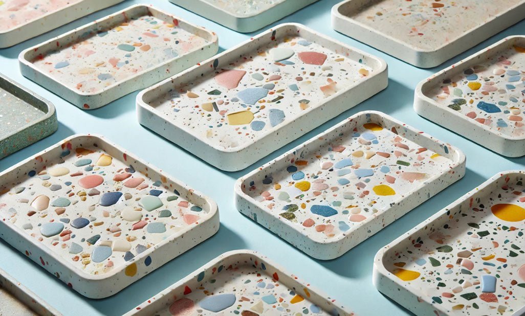 Effetti creativi con Aqua Resin: terrazzo, marmo, pietra, glitter e metallizzati - Aqua Resin
