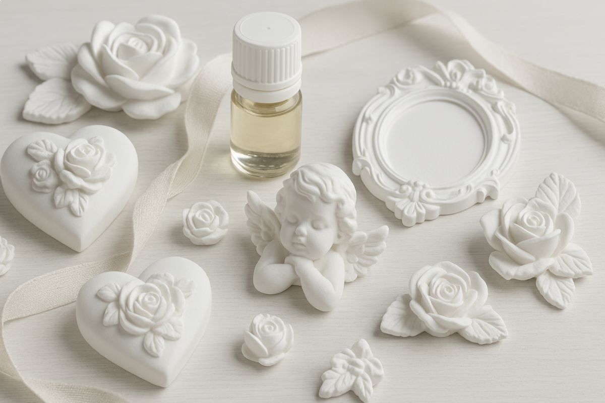 Gessetti profumati shabby chic fai da te