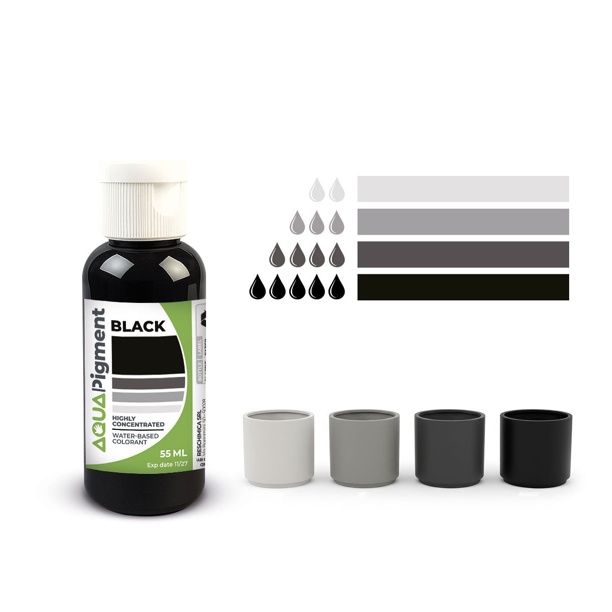 Aqua Pigment – Pigmento Liquido Concentrato per Aqua Resin e Gesso