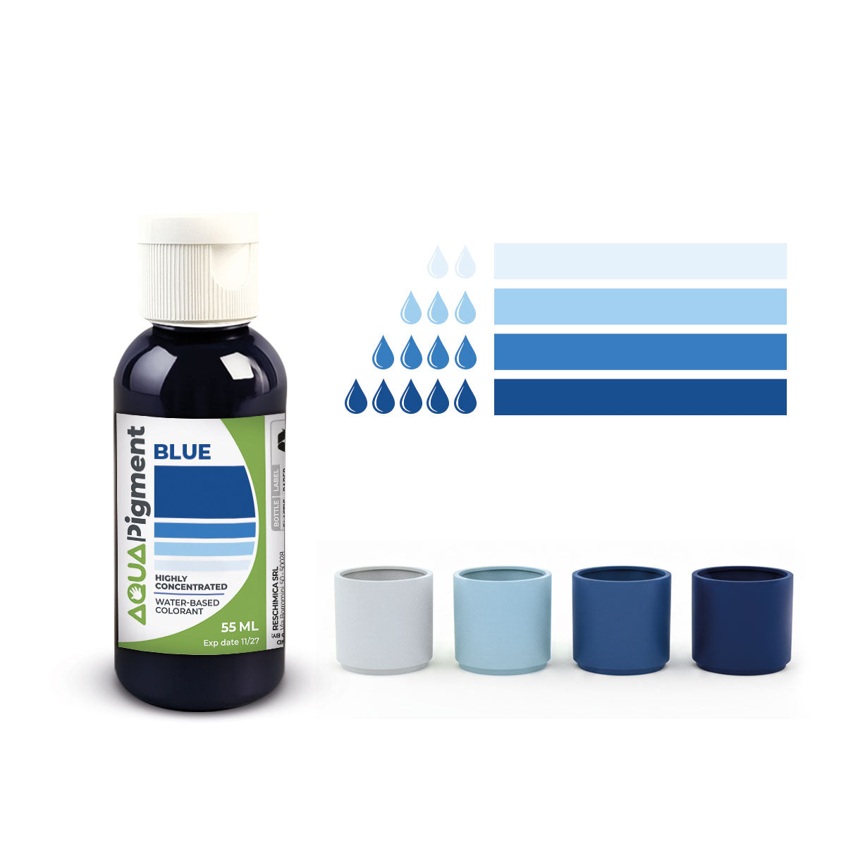 Aqua Pigment – Pigmento Liquido Concentrato per Aqua Resin e Gesso