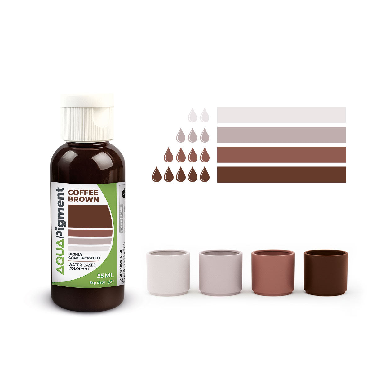 Aqua Pigment – Pigmento Liquido Concentrato per Aqua Resin e Gesso