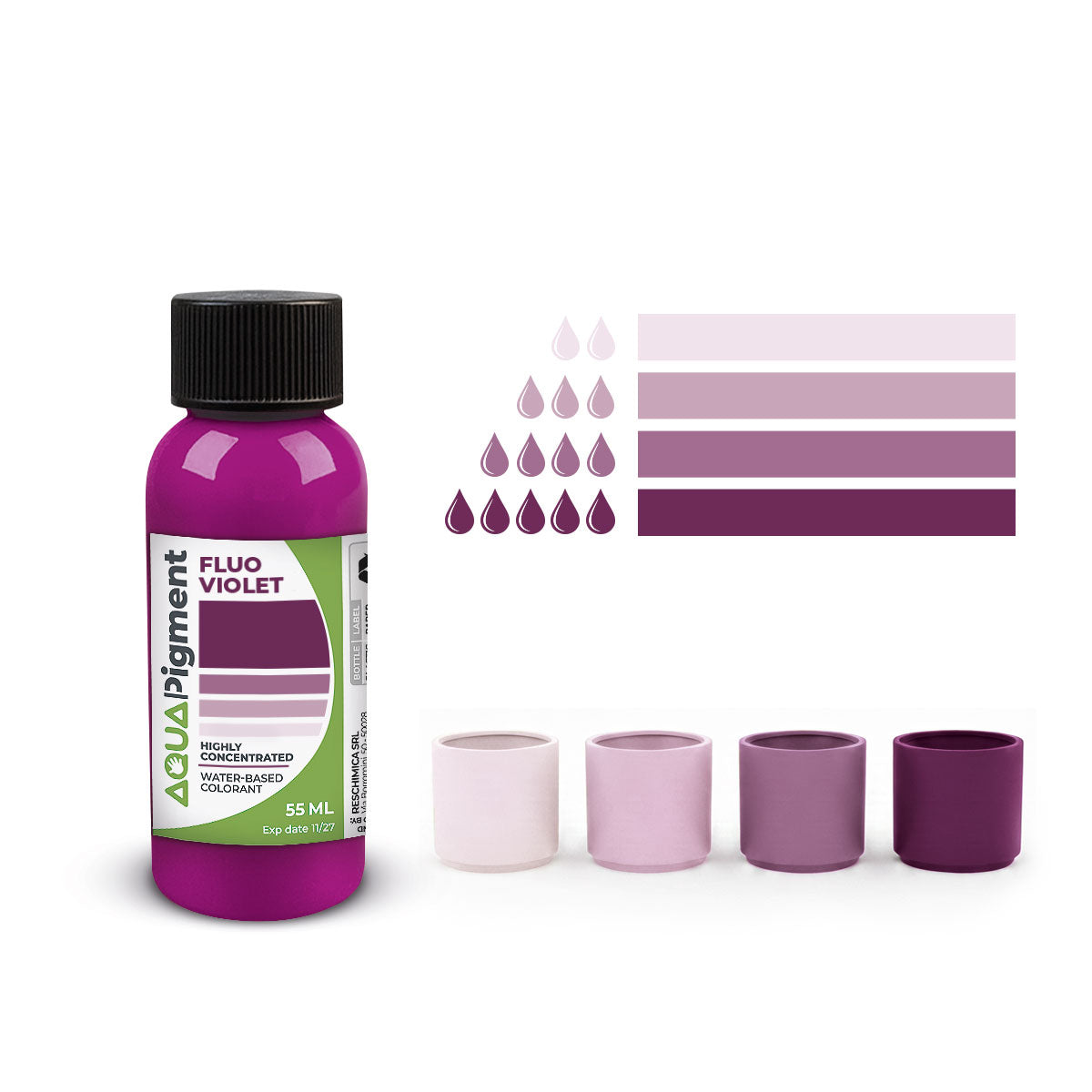 Aqua Pigment – Pigmento Liquido Concentrato per Aqua Resin e Gesso
