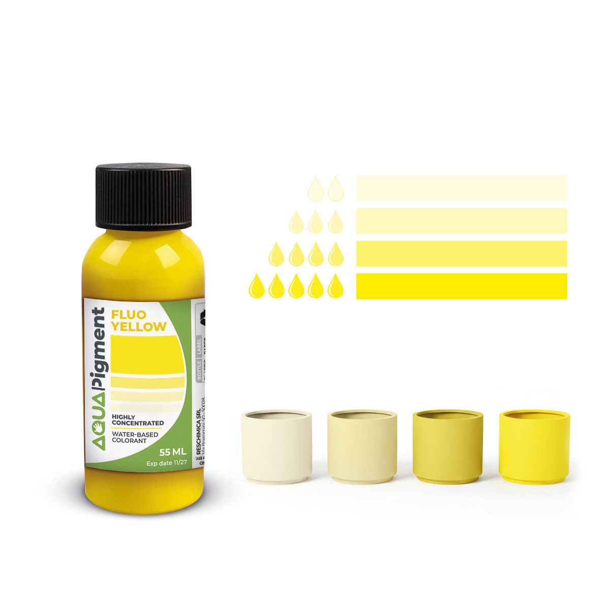 Aqua Pigment – Pigmento Liquido Concentrato per Aqua Resin e Gesso