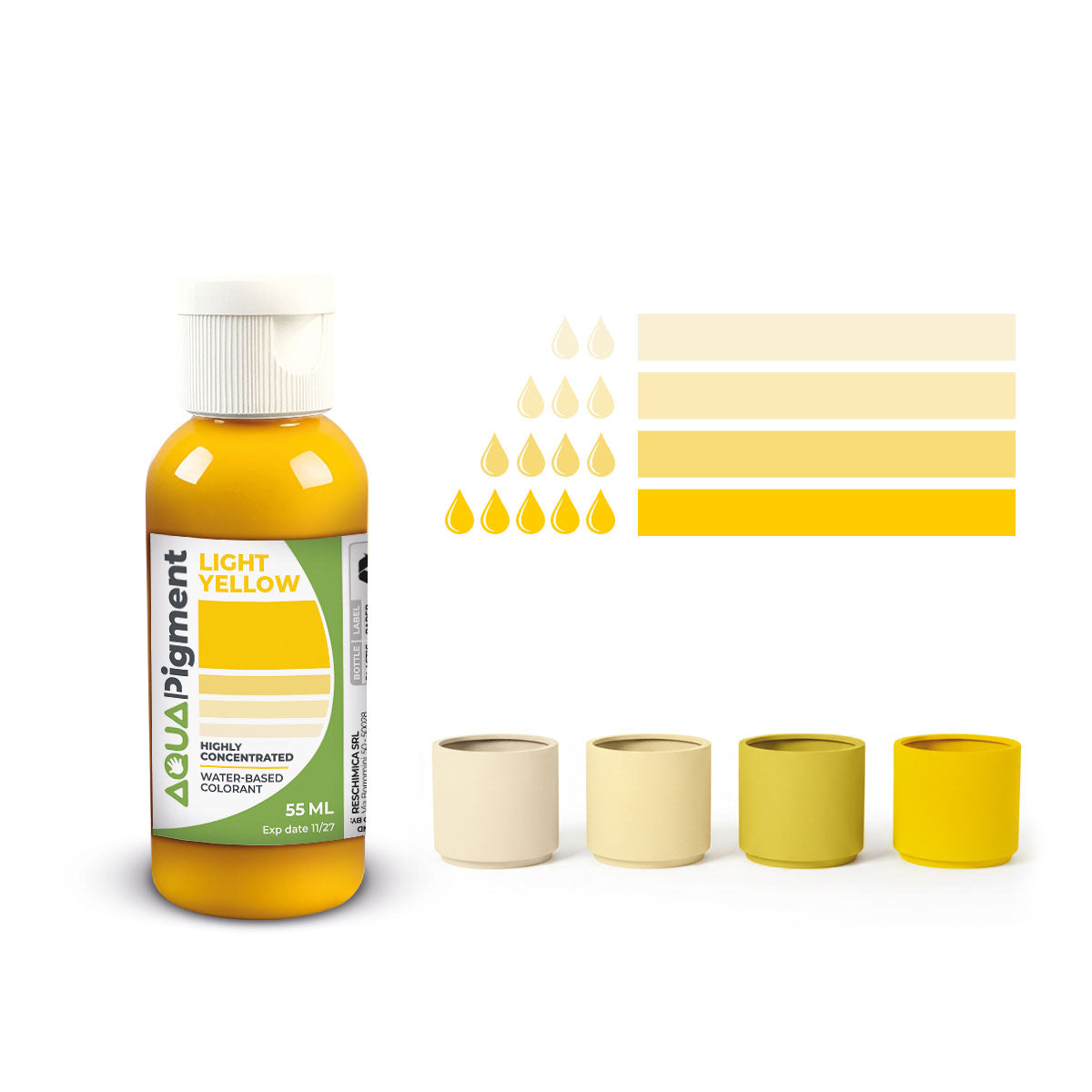 Aqua Pigment – Pigmento Liquido Concentrato per Aqua Resin e Gesso