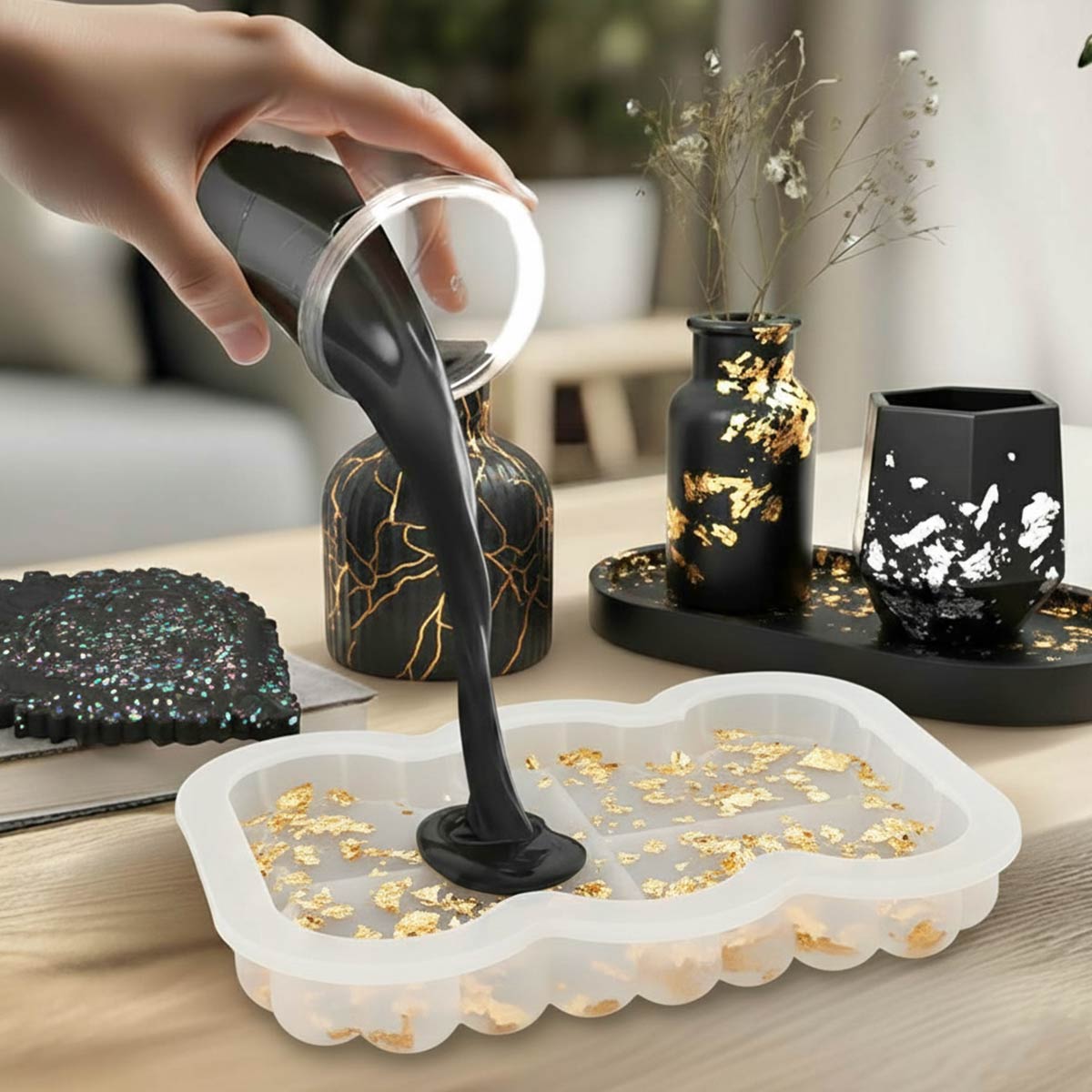 Aqua Resin Black Box – Il Kit creativo per un design esclusivo in nero assoluto