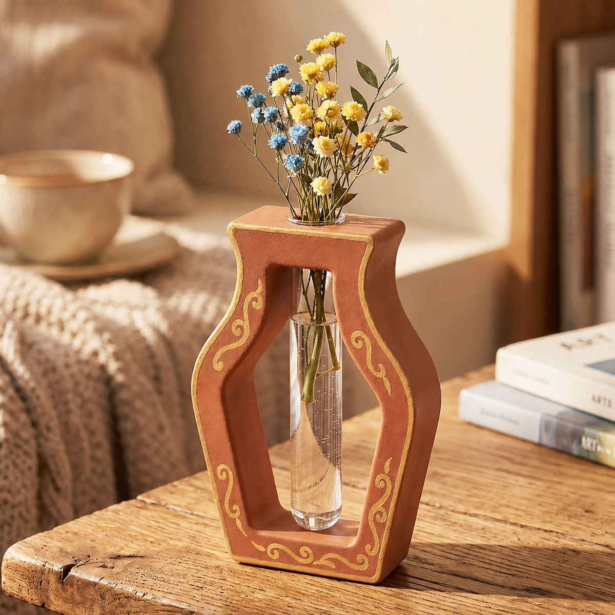 Porta Fiore Decorativo con Ampolla – Aqua Kit