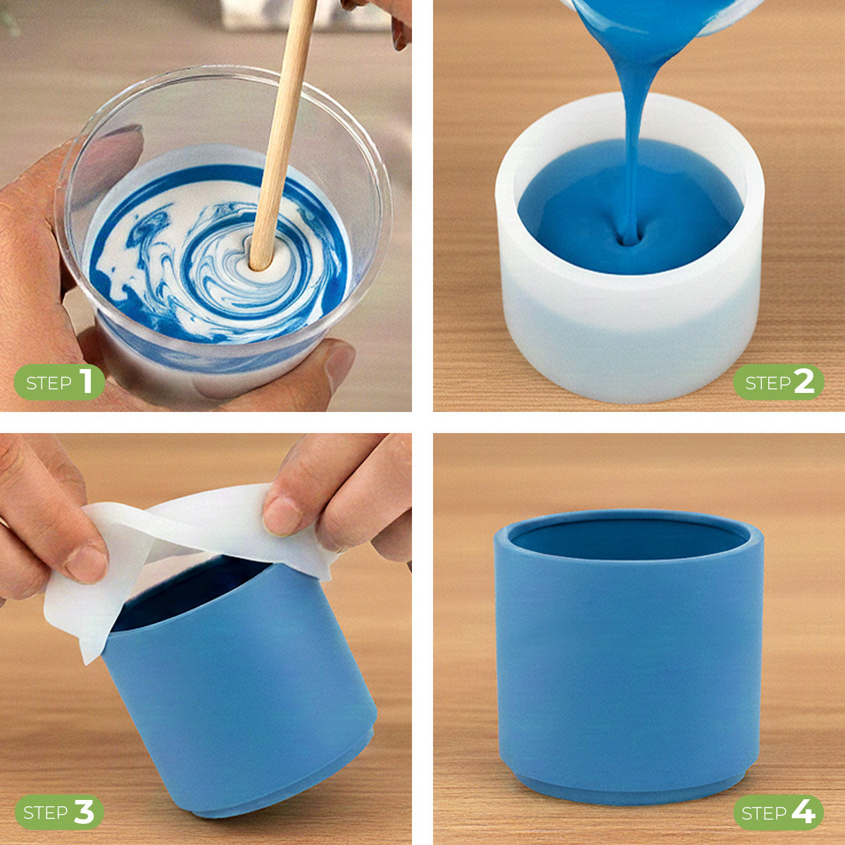 Aqua Pigment – Set Completo 16 Colori per Aqua Resin e Gesso