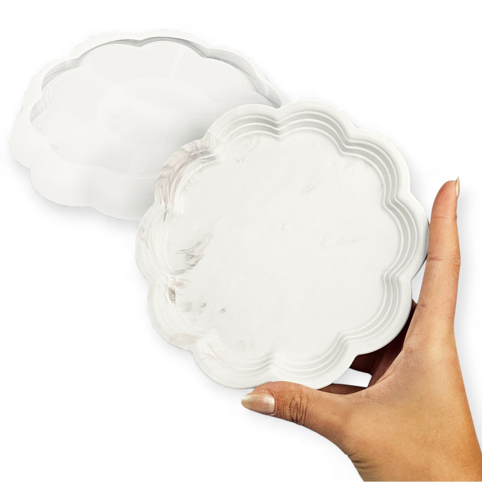 Stampo Vassoio con decoro floreale