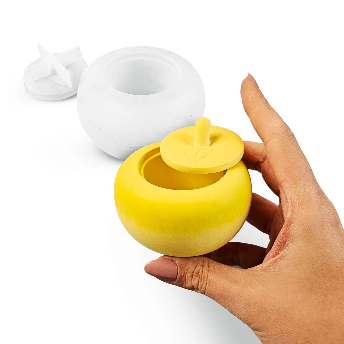 Stampo Mela Decorativa – Contenitore con Coperchio 3D