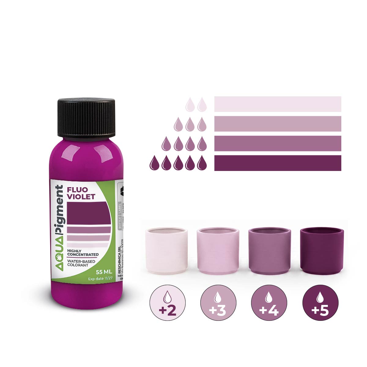 Aqua Pigment – Pigmenti Concentrati per Aqua Resin - Aqua Resin