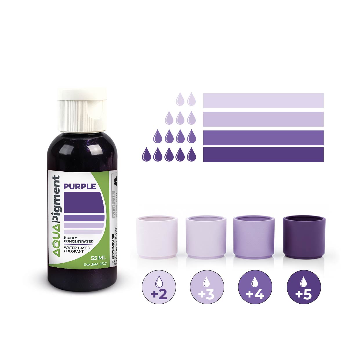Aqua Pigment – Pigmenti Concentrati per Aqua Resin - Aqua Resin