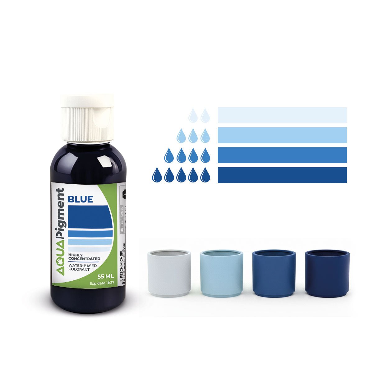 Aqua Pigment – Pigmento Liquido Concentrato per Aqua Resin e Gesso - Aqua Resin