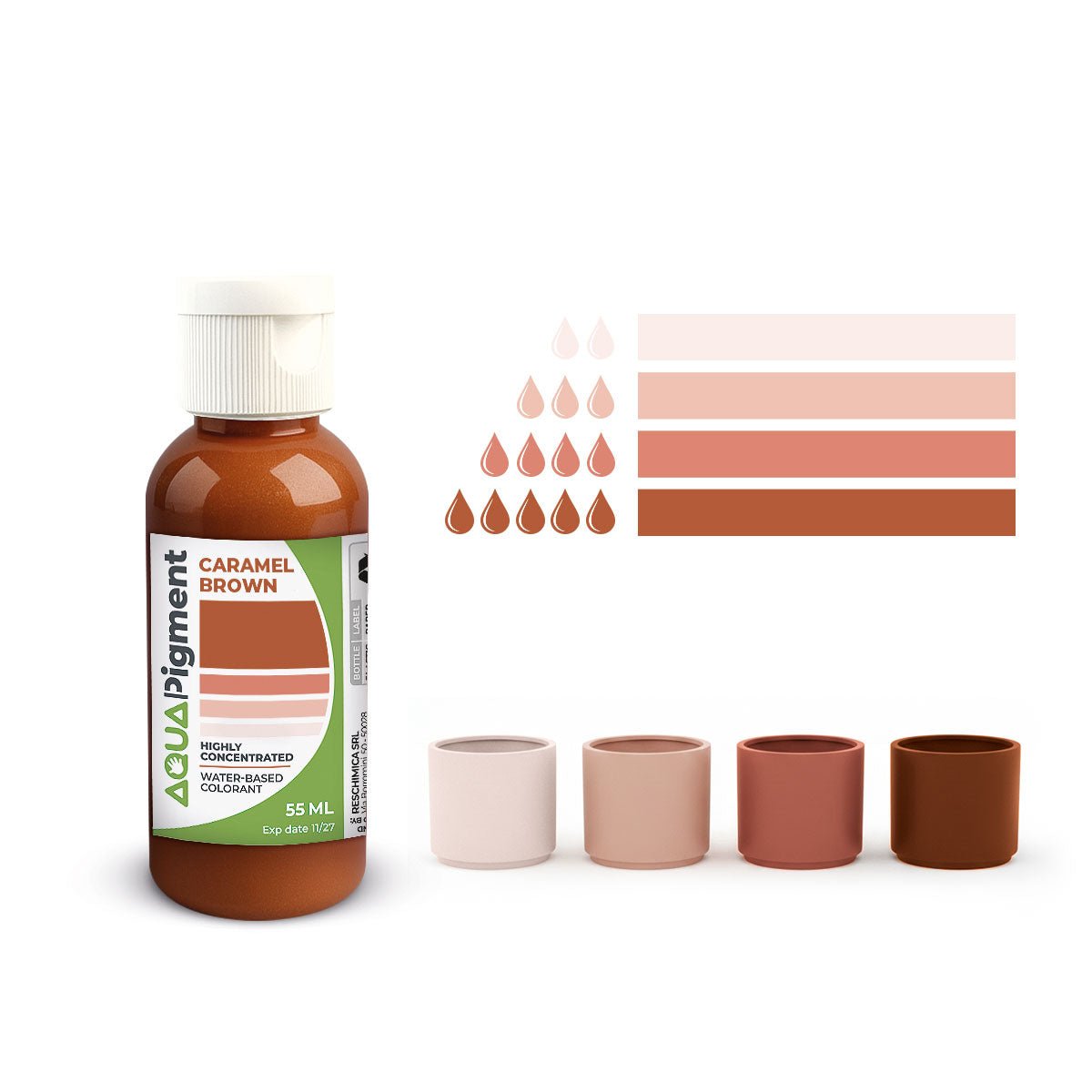 Aqua Pigment – Pigmento Liquido Concentrato per Aqua Resin e Gesso - Aqua Resin