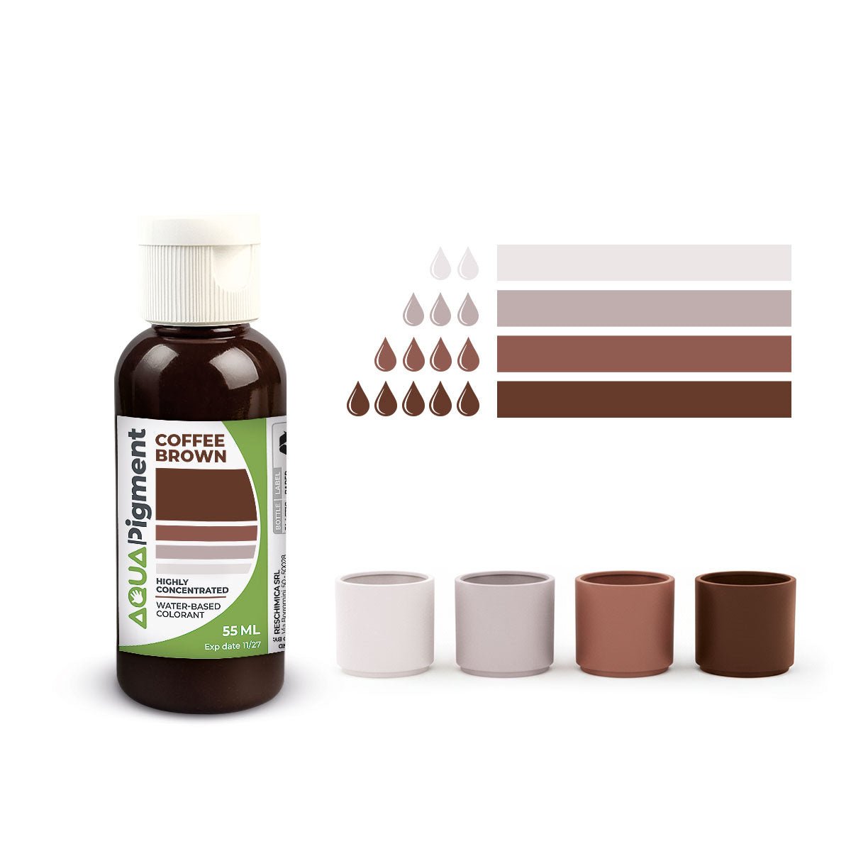 Aqua Pigment – Set Boho Chic 6 Colori per Aqua Resin e Gesso - Aqua Resin