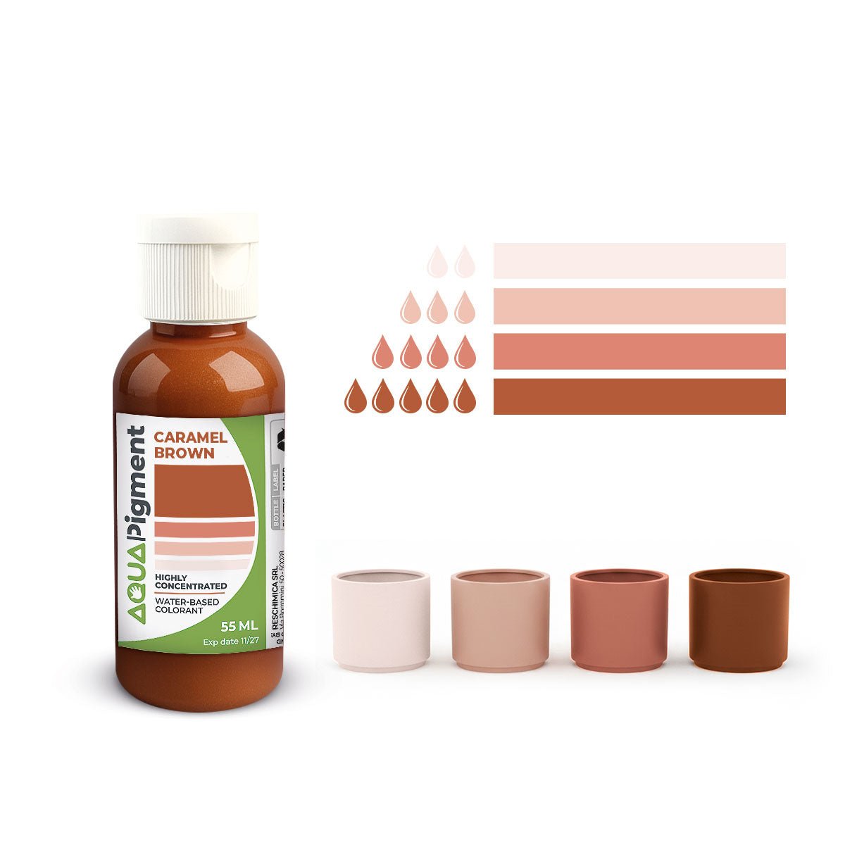 Aqua Pigment – Set Boho Chic 6 Colori per Aqua Resin e Gesso - Aqua Resin