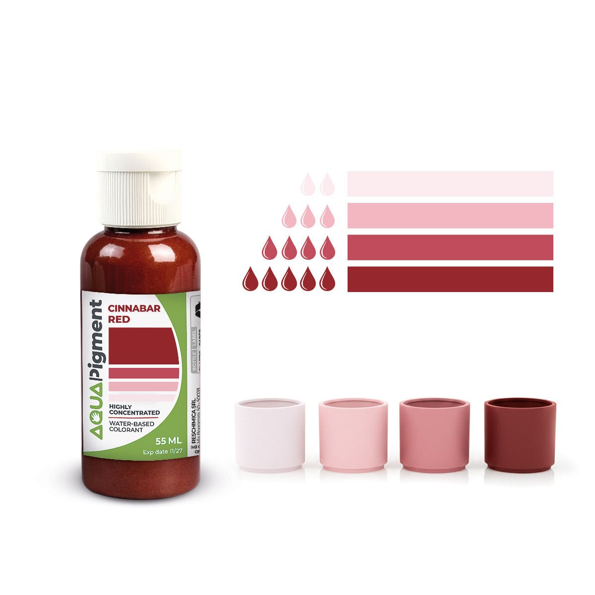 Aqua Pigment – Set Boho Chic 6 Colori per Aqua Resin e Gesso - Aqua Resin