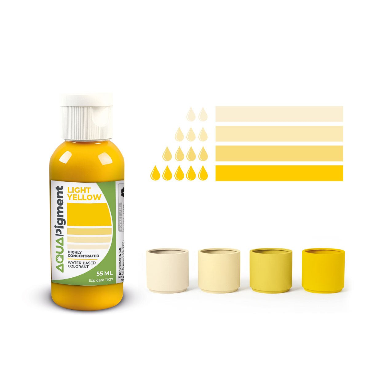 Aqua Pigment – Set Primari 4 Colori per Aqua Resin e Gesso - Aqua Resin