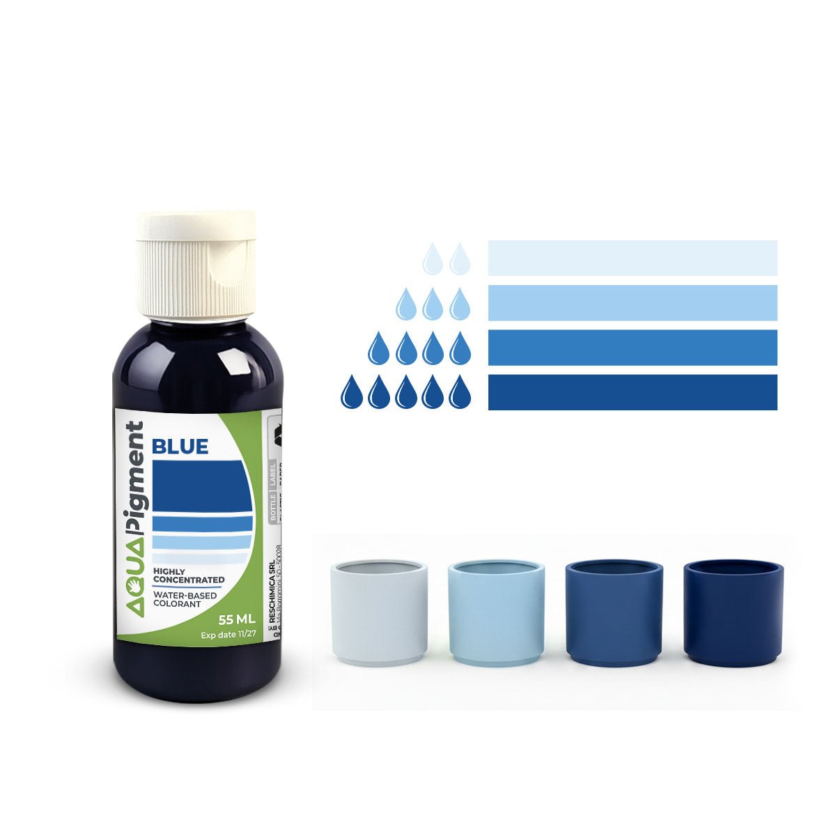 Aqua Pigment – Set Primari 4 Colori per Aqua Resin e Gesso - Aqua Resin
