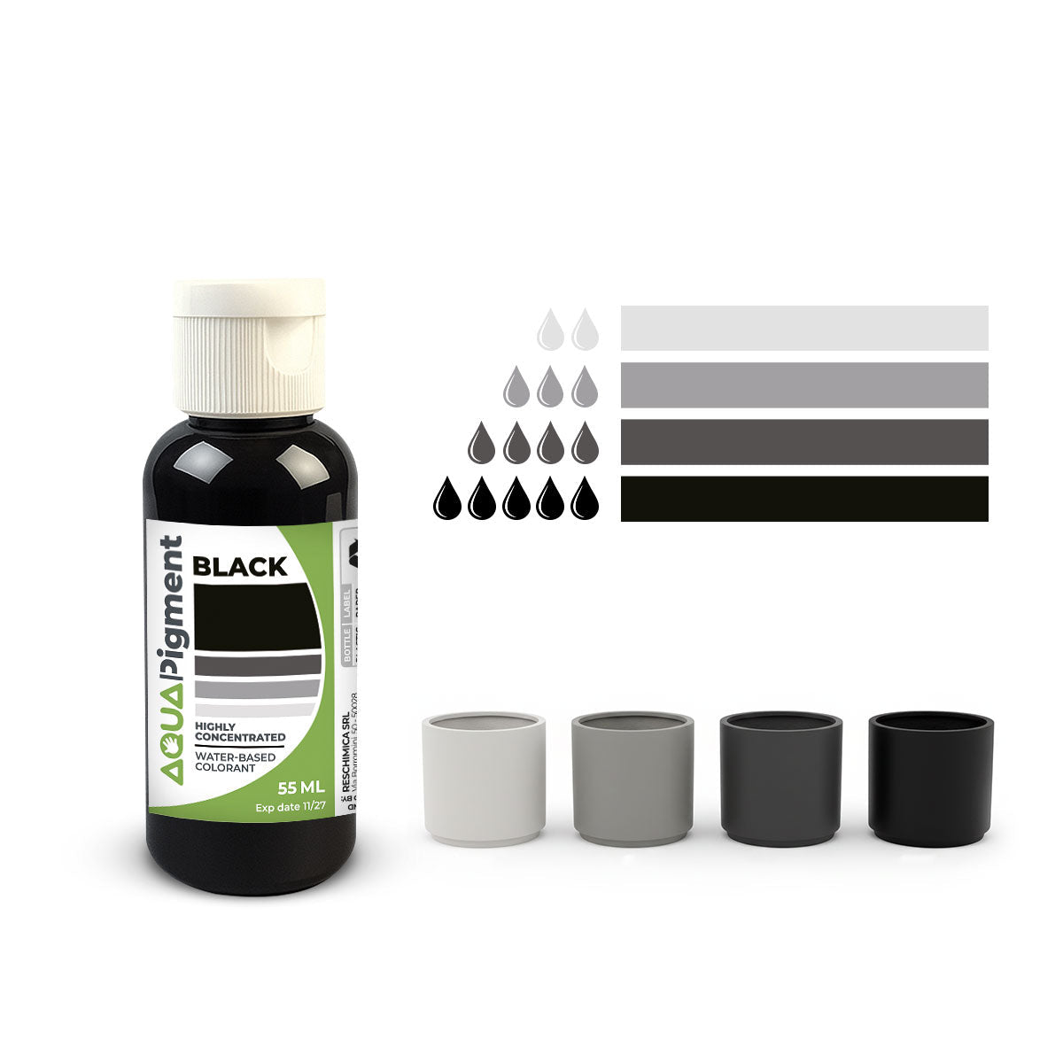 Aqua Pigment – Set Primari 4 Colori per Aqua Resin e Gesso - Aqua Resin