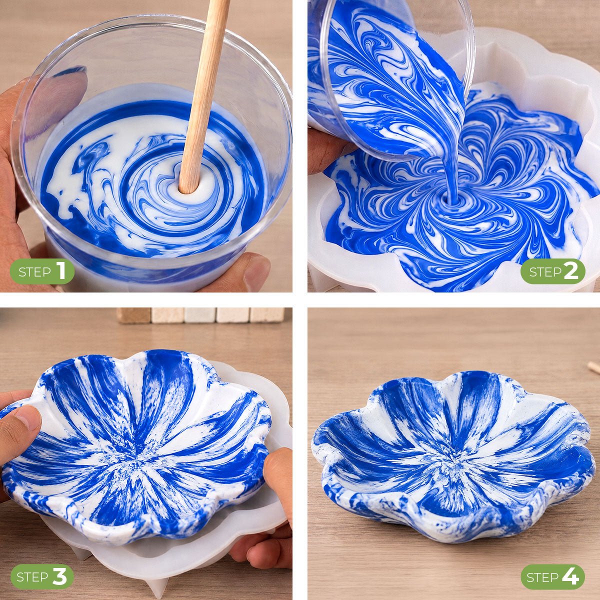 Aqua Pigment – Set Primari 4 Colori per Aqua Resin e Gesso - Aqua Resin