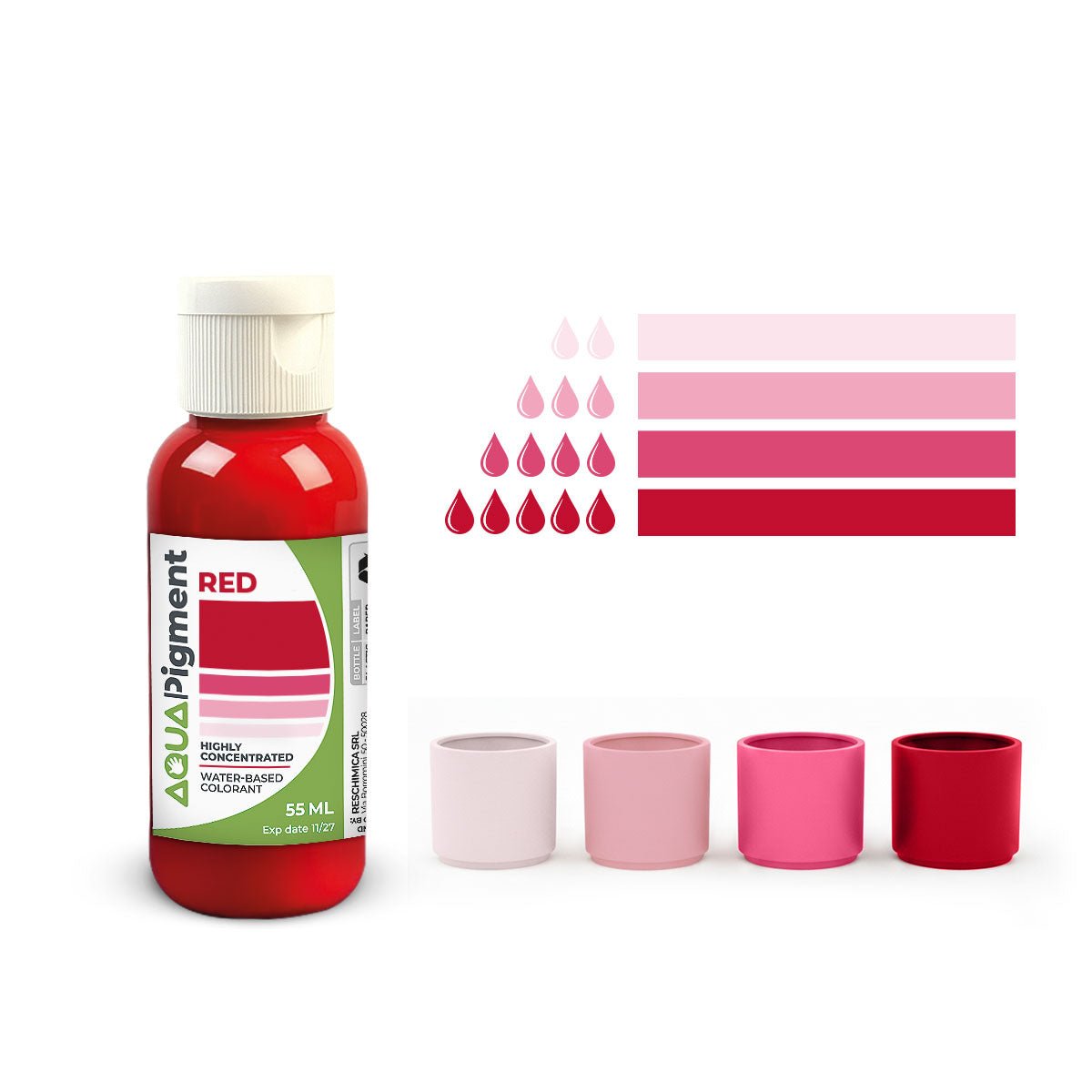 Aqua Pigment – Set Primari 4 Colori per Aqua Resin e Gesso - Aqua Resin