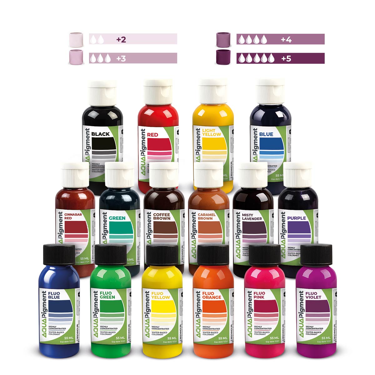 Aqua Pigment – Pigmenti Concentrati per Aqua Resin