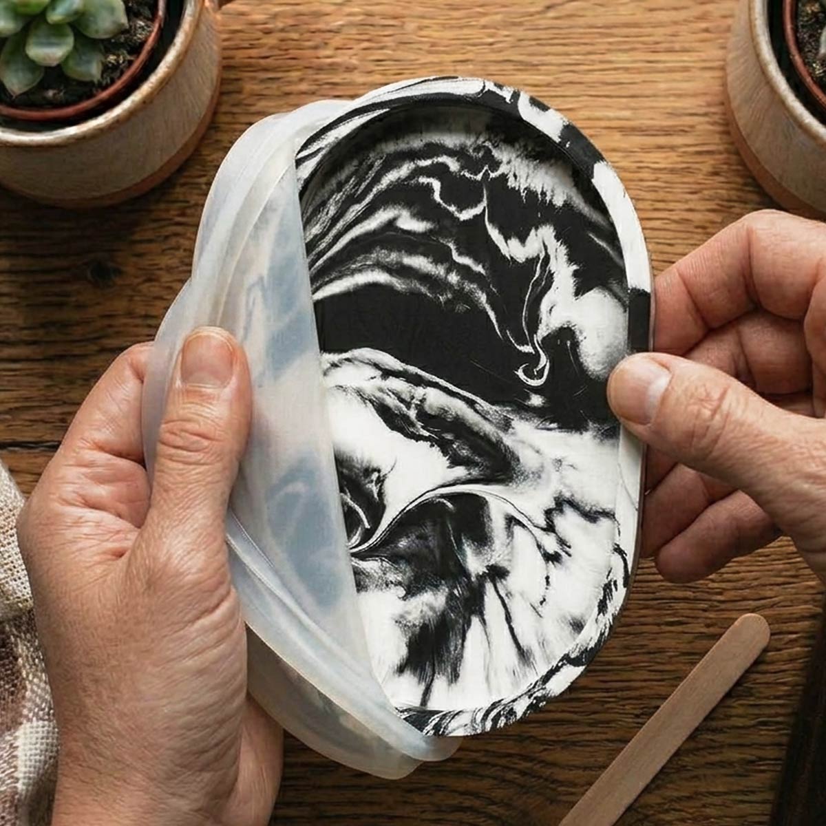 Aqua Resin Effetto Marmo Kit – Black & White Edition