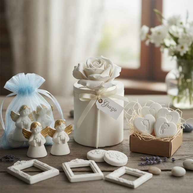 Bomboniere e creazioni per eventi aqua resin