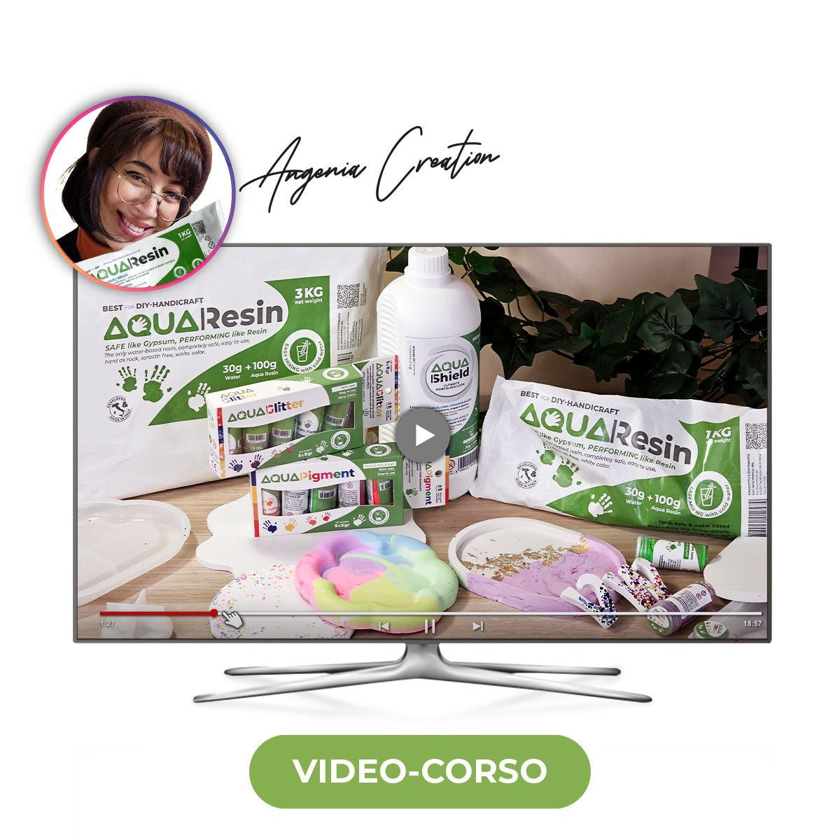 Mondo Aqua Resin con Angenia Creation [video guida]