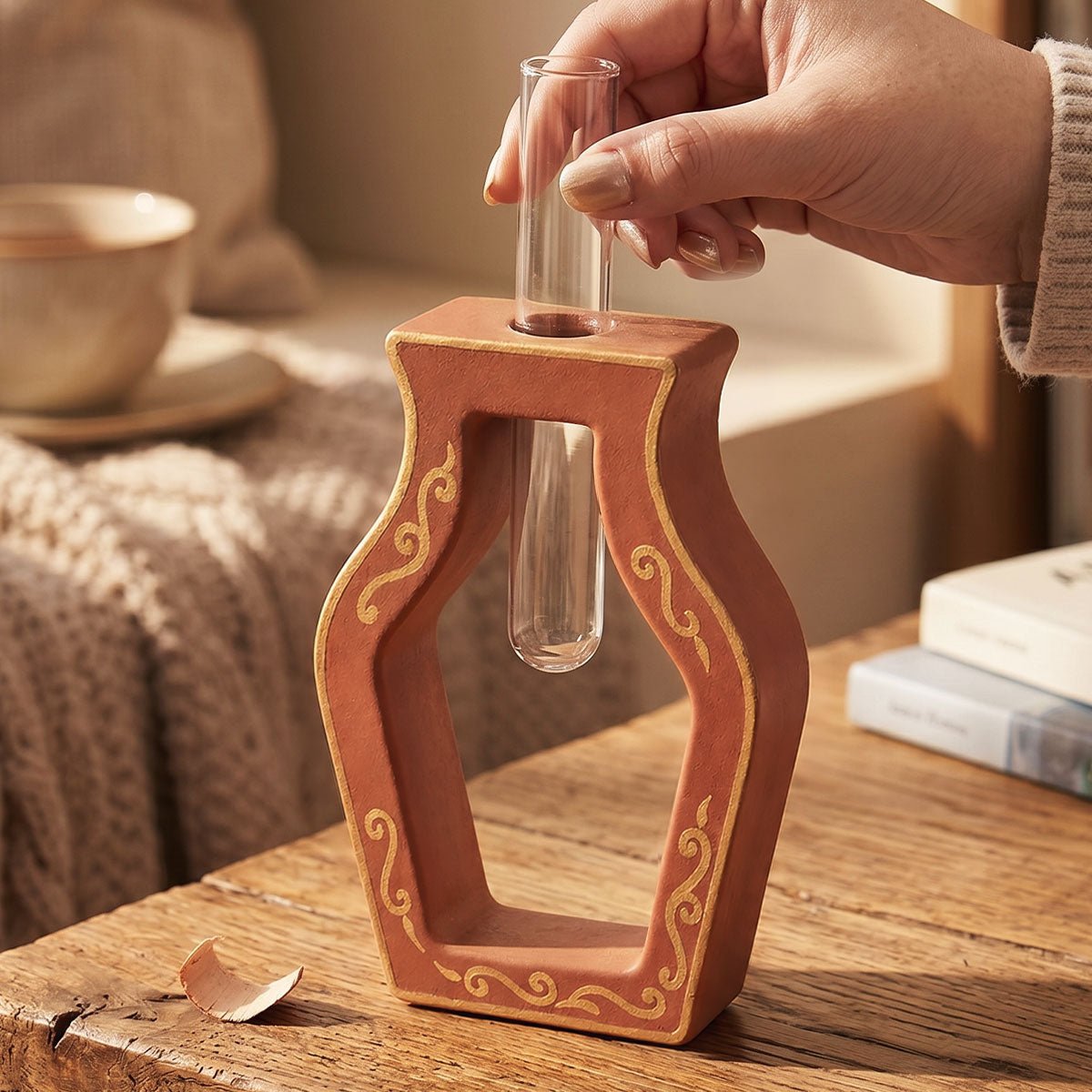 Porta Fiore Decorativo con Ampolla – Aqua Kit - Aqua Resin